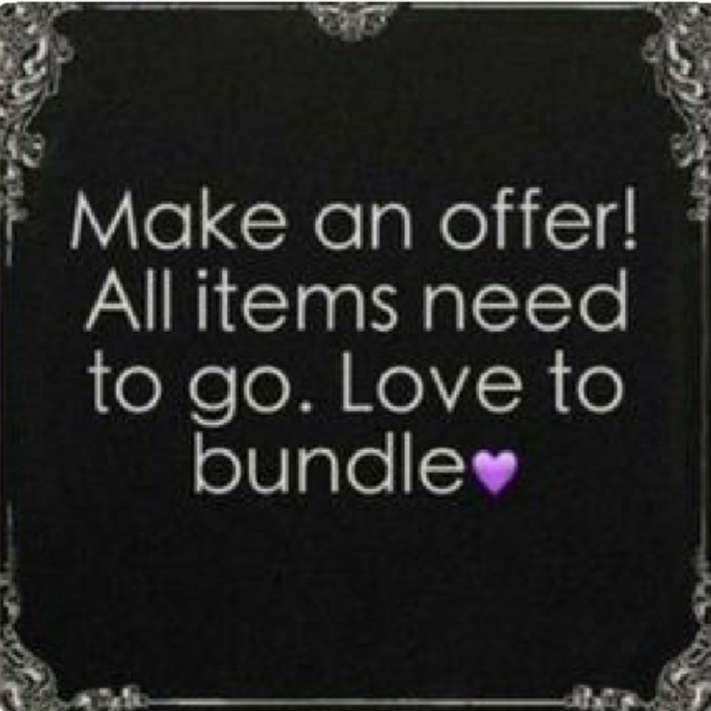 Bundle all one size for a great deal!!!